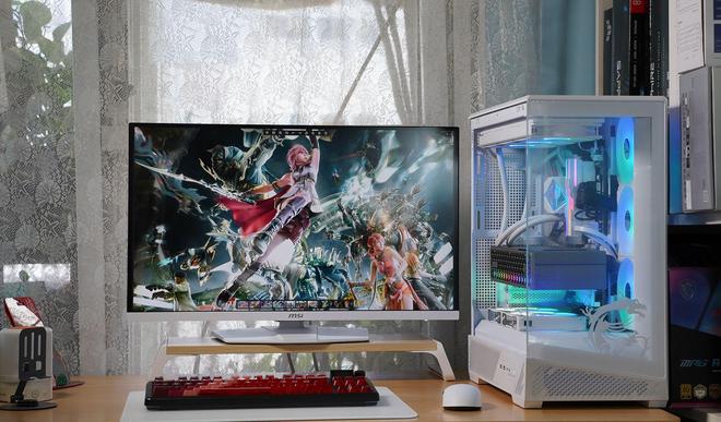 白色闪电320Hz高刷电竞显示器微星MAG 274QRFW X32白刃体验(图2)