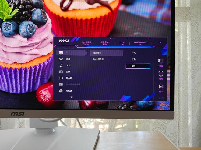 白色闪电320Hz高刷电竞显示器微星MAG 274QRFW X32白刃体验(图14)