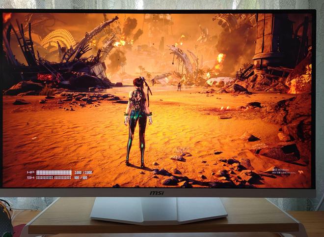 白色闪电320Hz高刷电竞显示器微星MAG 274QRFW X32白刃体验(图25)